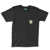 Cute Snake King With Flying Hearts Cartoon Pocket T-shirt | Artistshot