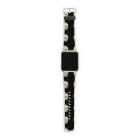 Cute Snake King With Flying Hearts Cartoon Apple Watch Band | Artistshot