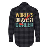 World's Okayest Curler Flannel Shirt | Artistshot