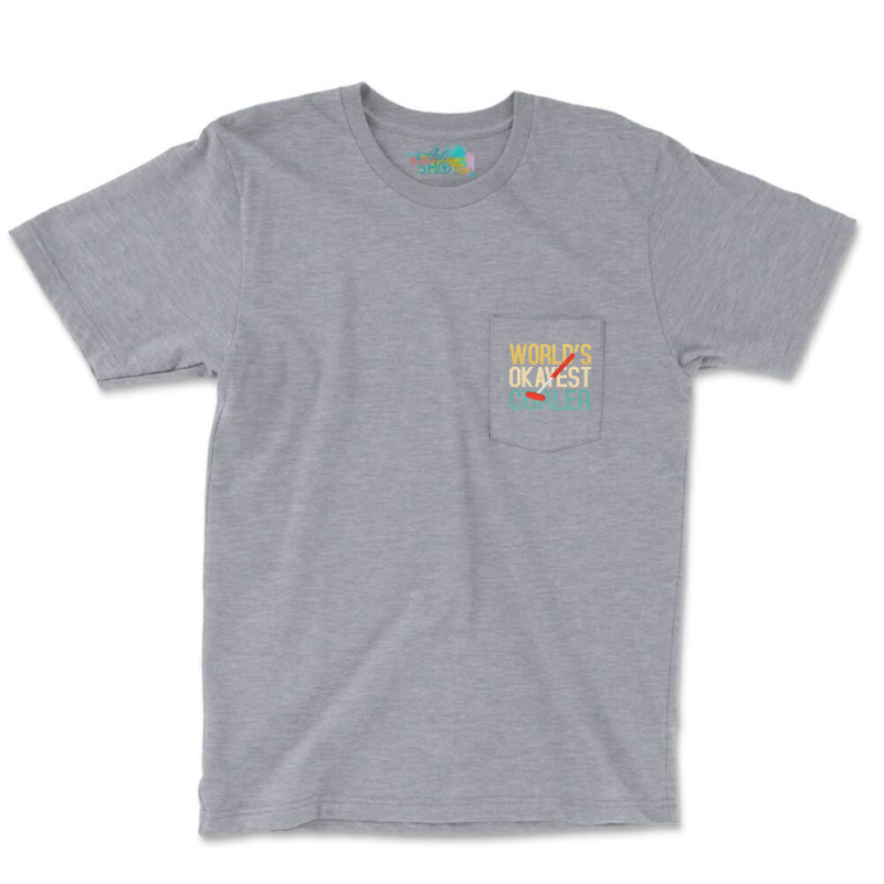 World's Okayest Curler Pocket T-Shirt by zuozuonauhelo | Artistshot