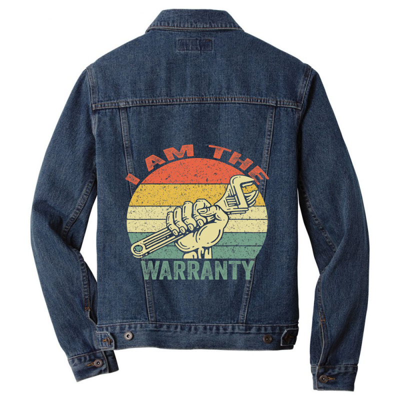 I Am The Warranty Car Lover Retro Vintage Men Denim Jacket by DEBORAHBOURSSIQUOT | Artistshot