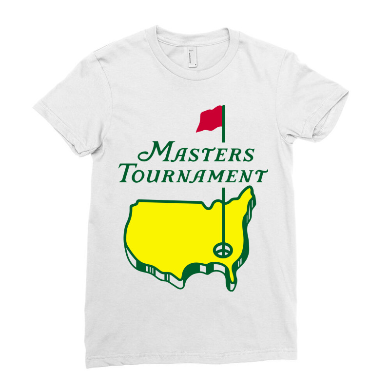 Masters Tournament Golf Ladies Fitted T-shirt | Artistshot