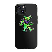 Green Grateful Dancing Hippie Classic Rock Dead Bear Iphone 13 Case | Artistshot