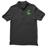 Green Grateful Dancing Hippie Classic Rock Dead Bear Men's Polo Shirt | Artistshot