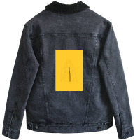 Vibe Outline Unisex Sherpa-lined Denim Jacket | Artistshot