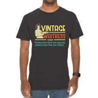 Vintage Waitress Waiter Restaurant Server Food Serving Vintage T-shirt | Artistshot