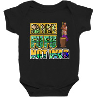 Womens Ghana Ghanaian West Africa Proud Make Fufu Not War Food V-neck Baby Bodysuit | Artistshot