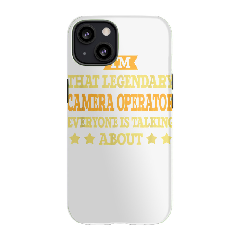 Camera Operator Job Title Employee Funny Camera Operator T Shirt Iphone 13 Case | Artistshot