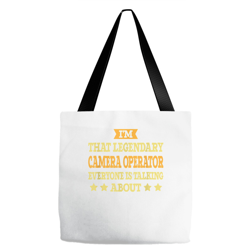 Camera Operator Job Title Employee Funny Camera Operator T Shirt Tote Bags | Artistshot