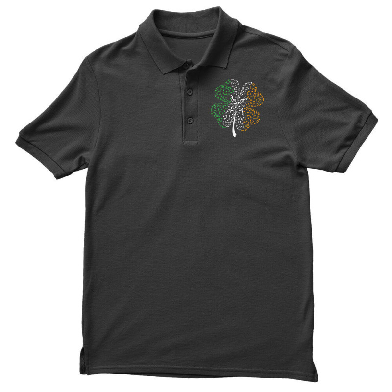 Music Note Shamrock  Music Lover St Patrick's Day Irish Flag T Shirt Men's Polo Shirt by ardylanda | Artistshot