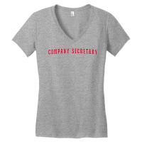 Company Secretary T Shirt Women's V-neck T-shirt | Artistshot