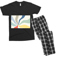 Color Wavy Bold Men's T-shirt Pajama Set | Artistshot