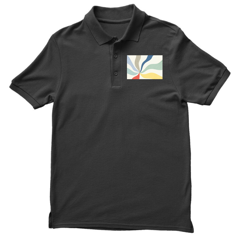 Color Wavy Bold Men's Polo Shirt | Artistshot