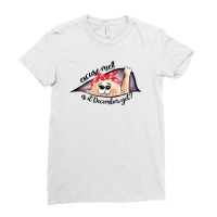 December Peeking Out Baby Girl For Light Ladies Fitted T-shirt | Artistshot