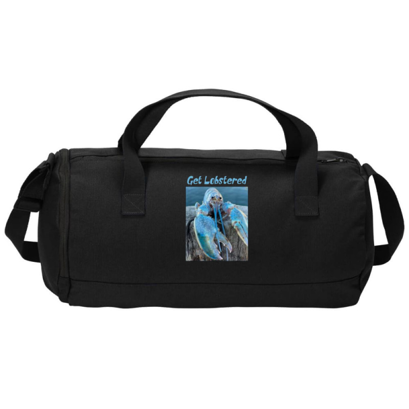 Funny Jumpscare Lobster Meme Blue Crustacean .png Duffel Bag | Artistshot