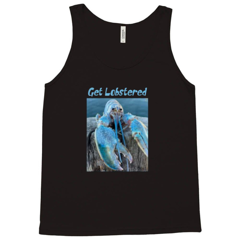 Funny Jumpscare Lobster Meme Blue Crustacean .png Tank Top | Artistshot