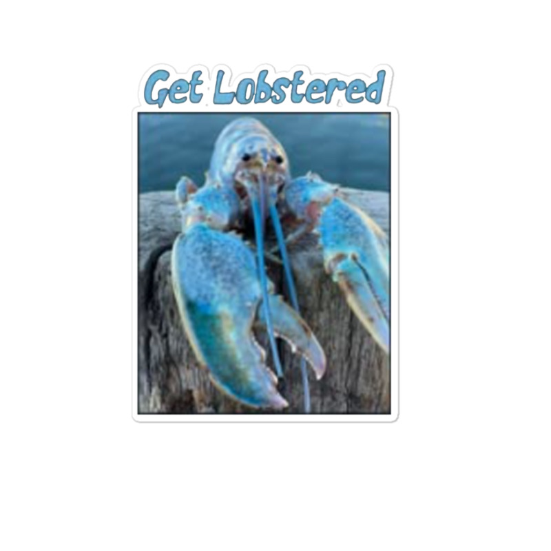 Funny Jumpscare Lobster Meme Blue Crustacean .png Sticker | Artistshot