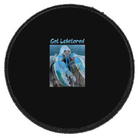 Funny Jumpscare Lobster Meme Blue Crustacean .png Round Patch | Artistshot