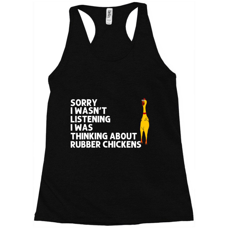 Rubber Chicken Men Women Rubber Chicken Costume Racerback Tank | Artistshot