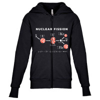 Nuclear Fission Calculating Uranium 235 Physics Equation Youth Zipper Hoodie | Artistshot