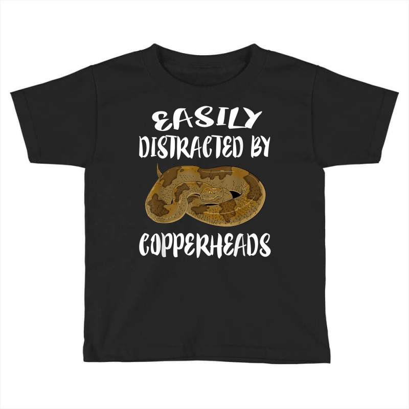 Easily Distracted By Copperheads Snake T Shirt Toddler T-shirt | Artistshot