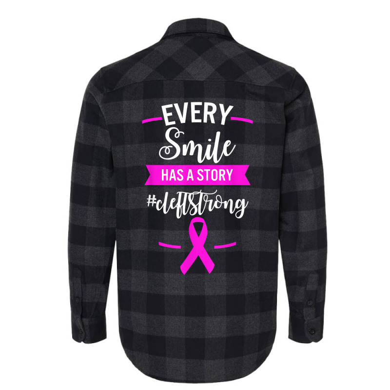 Every Smile Has A Story Cleft Strong Cleft Lip And Palate Aw T Shirt Flannel Shirt by kaykemyjoa | Artistshot