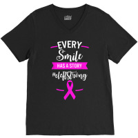 Every Smile Has A Story Cleft Strong Cleft Lip And Palate Aw T Shirt V-neck Tee | Artistshot