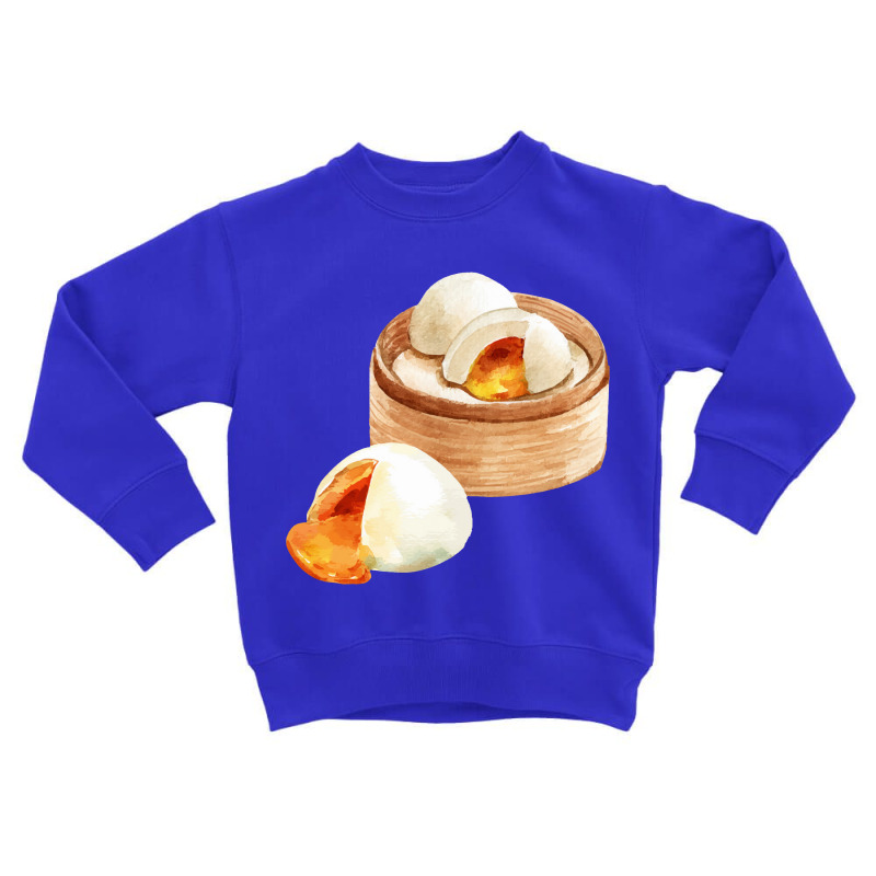 Chinese Food Lover ,chinese Golden Salted Egg Custard Bao Toddler Sweatshirt | Artistshot