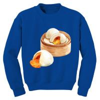 Chinese Food Lover ,chinese Golden Salted Egg Custard Bao Youth Sweatshirt | Artistshot