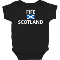 Fife Scotland Scottish Flag City T Shirt Baby Bodysuit | Artistshot