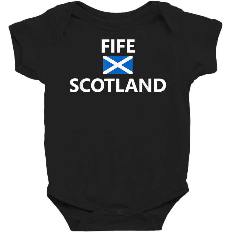 Fife Scotland Scottish Flag City T Shirt Baby Bodysuit | Artistshot