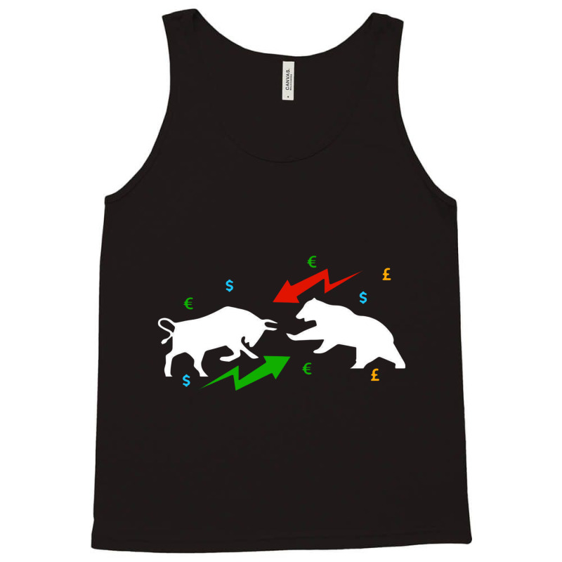 Bull Vs. Bear Market Tank Top by coklattedy16 | Artistshot