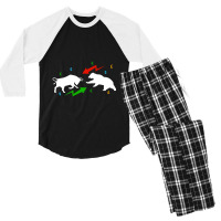 Bull Vs. Bear Market Men's 3/4 Sleeve Pajama Set | Artistshot