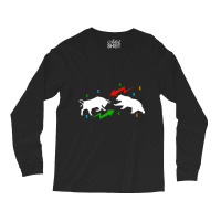 Bull Vs. Bear Market Long Sleeve Shirts | Artistshot