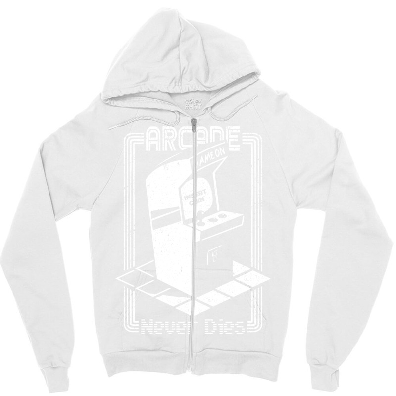 Arcade Machine Game On Travel Zipper Hoodie | Artistshot