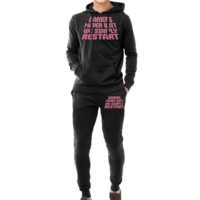 Gamers Never Quit We Simply Restart Nature Hoodie & Jogger set by wsletiguuri | Artistshot