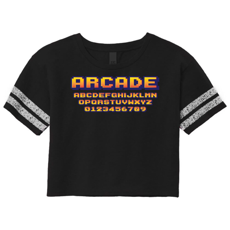 Arcade Game 70s Scorecard Crop Tee by tusuppelekc | Artistshot