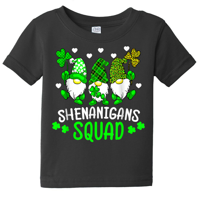 Funny Time For Shenanigans Squad St Patrick's Day Gnomes T Shirt Baby Tee by pearleql2katnik | Artistshot