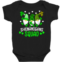 Funny Time For Shenanigans Squad St Patrick's Day Gnomes T Shirt Baby Bodysuit | Artistshot