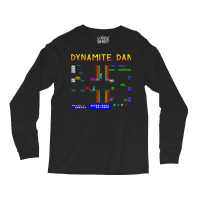 Mod7 Arcade Dynamite Dan Video Game 80s Long Sleeve Shirts | Artistshot