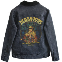 Nam1975 Back To The Nightmare 1990 Boy Unisex Sherpa-lined Denim Jacket | Artistshot