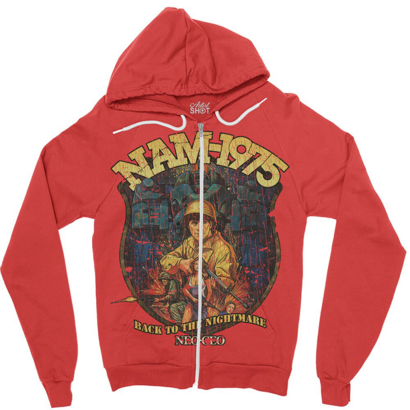 Nam1975 Back To The Nightmare 1990 Boy Zipper Hoodie by wsletiguuri | Artistshot