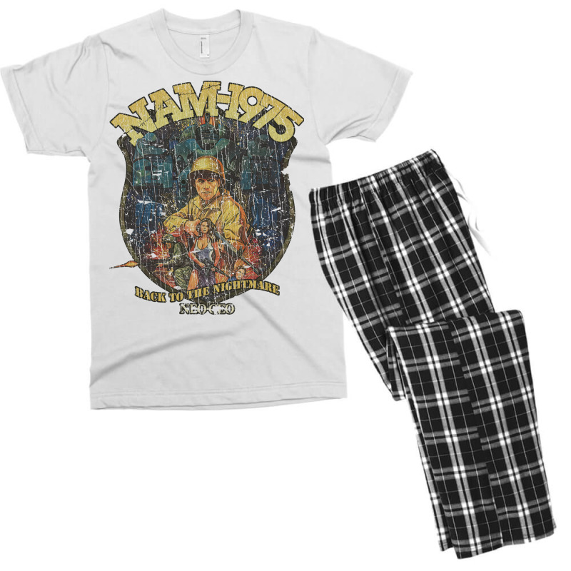 Nam1975 Back To The Nightmare 1990 Boy Men's T-shirt Pajama Set by wsletiguuri | Artistshot