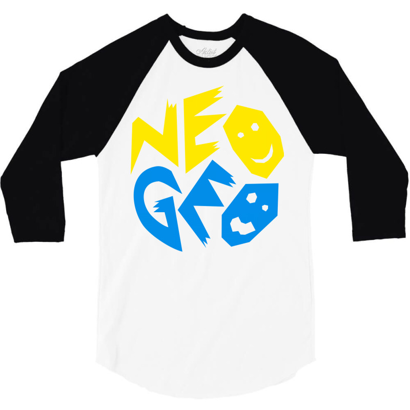 Neo Geo Retro Video Game Console Stars 3/4 Sleeve Shirt by wsletiguuri | Artistshot