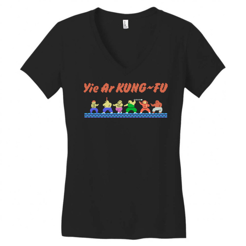 Mod1 Arcade Yie Ar Kungfu Video Game 70s Women's V-Neck T-Shirt by peemotchalwe4 | Artistshot