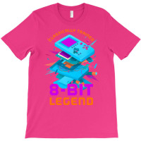 Retro Gamer 8bit Legend Handheld Stars T-shirt | Artistshot