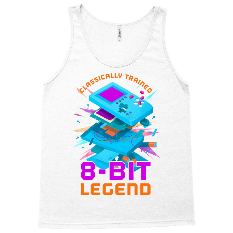 Retro Gamer 8bit Legend Handheld Stars Tank Top by peemotchalwe4 | Artistshot