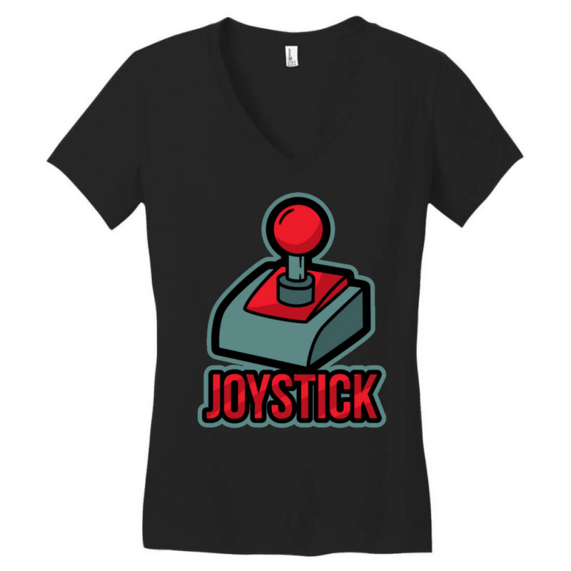 Joystick Quote Women's V-Neck T-Shirt by dabranxamyl | Artistshot