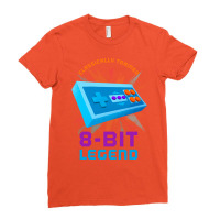 Retro Gamer 8bit Legend Gamepad Humor Ladies Fitted T-shirt | Artistshot