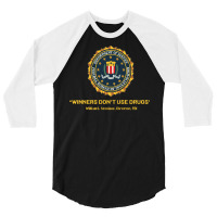 Winners Dont Use Drugs Trending 3/4 Sleeve Shirt | Artistshot